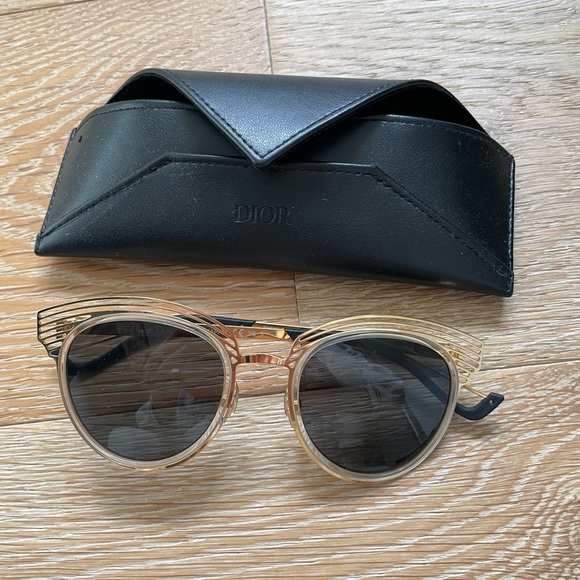 Dior • Enigme 51mm Gold Sunglasses main image 10